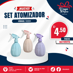SET ATOMIZADOR X3