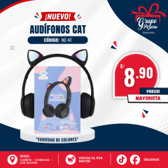 AUDIFONO VINCHA GATITA