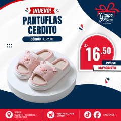 PANTUFLA CHANCHITO