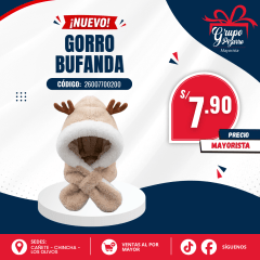 GORRO CHALINA ANIMALITOS KAWAI