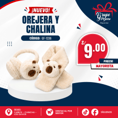 OREJERA +BUFANDA GF-1336