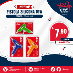 PISTOLA SILICONA DS010