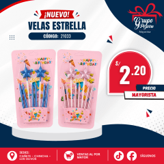 SET DE VELA ESTRELLA