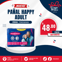 PAÑAL HAPPY ADULTO TALLA  G