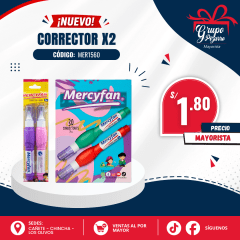 CORRECTOR LIQUIDO X2 MERCYFAN