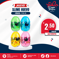SLIME HUEVO DINO