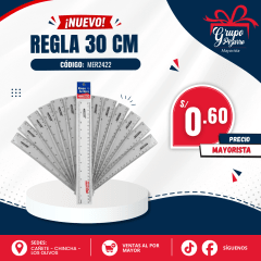 REGLA 30 CM MERCY