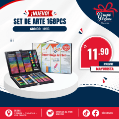 SET DE ARTE 168PCS
