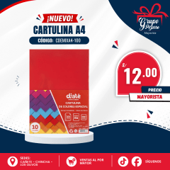 CARTULINA PQT X100 COLORES ESPECIALES