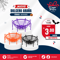 DULCERO ARAÑA CON PATA