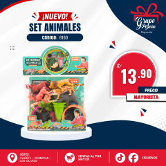 BLISTER DE ANIMALES C/ARO GRANDE