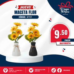 MACETA FLOR