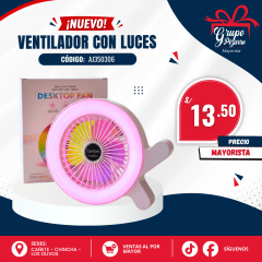 VENTILADOR CON LUCES