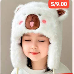 GORRO DE OSO CON OREJAS