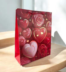 BOLSA REGALO ROJO CORAZON