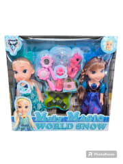 MUÑECA FROZEN X2 GRANDE CAJA