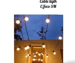 CABLE 5MT CON FOCOS 10PCS