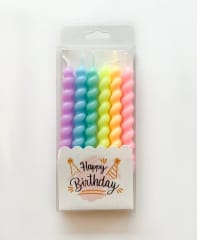 SET VELA MACARRON PASTEL