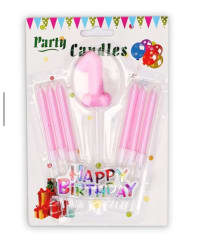 SET VELA CUMPLEAÑOS 7PZ
