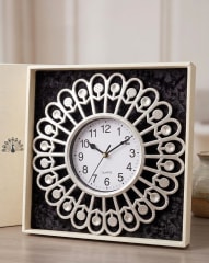 RELOJ DE PARED DORADO/PLATEADO