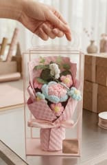 RAMO DE FLORES TEJIDO