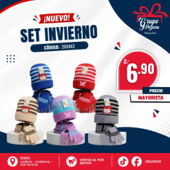 GORRO C/ CHALINA UNISEX