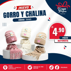 GORRO C/ BUFANDA MARI
