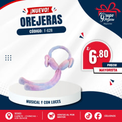 OREJERA CON OREJAS MOVIBLES
