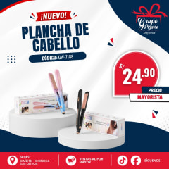 PLANCHA DE CABELLO GW-7188