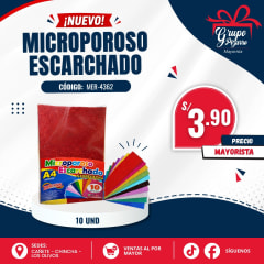 MICROPOROSO ESCARCHADO X10 - MERCY