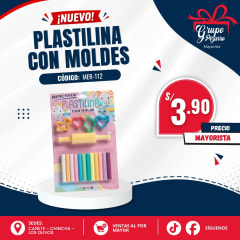 PLASTILINA C/ RODILLO(PASTEL)