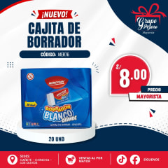 BORRADOR BLANCO  CJ X20-MECYFAN