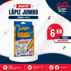 LAPIZ AMARILLO JUMBO MERCY