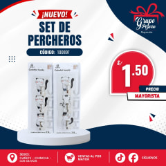 SET DE PERCHERO GATITO