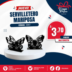 SERVILLETERO NEGRO