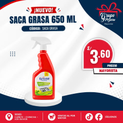 SACA GRASA C/G 650 ML - EFICAZ