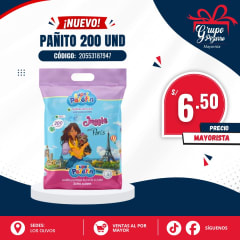 PAÑITO 200UNI - PETETIN NUEVO