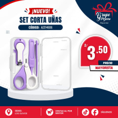 SET DE CORTA UÑAS
