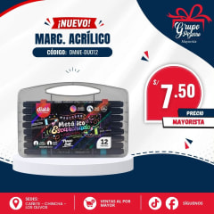 PLUMON ACRILICO DOBLE DIALE