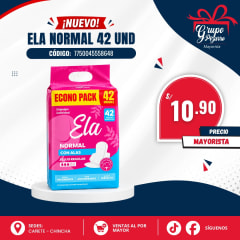 TOALLA HIGIENICA NORMAL X42