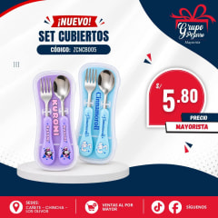 SET DE CUBIERTO KR