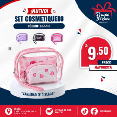 SET DE NECESER X3 GIRLS
