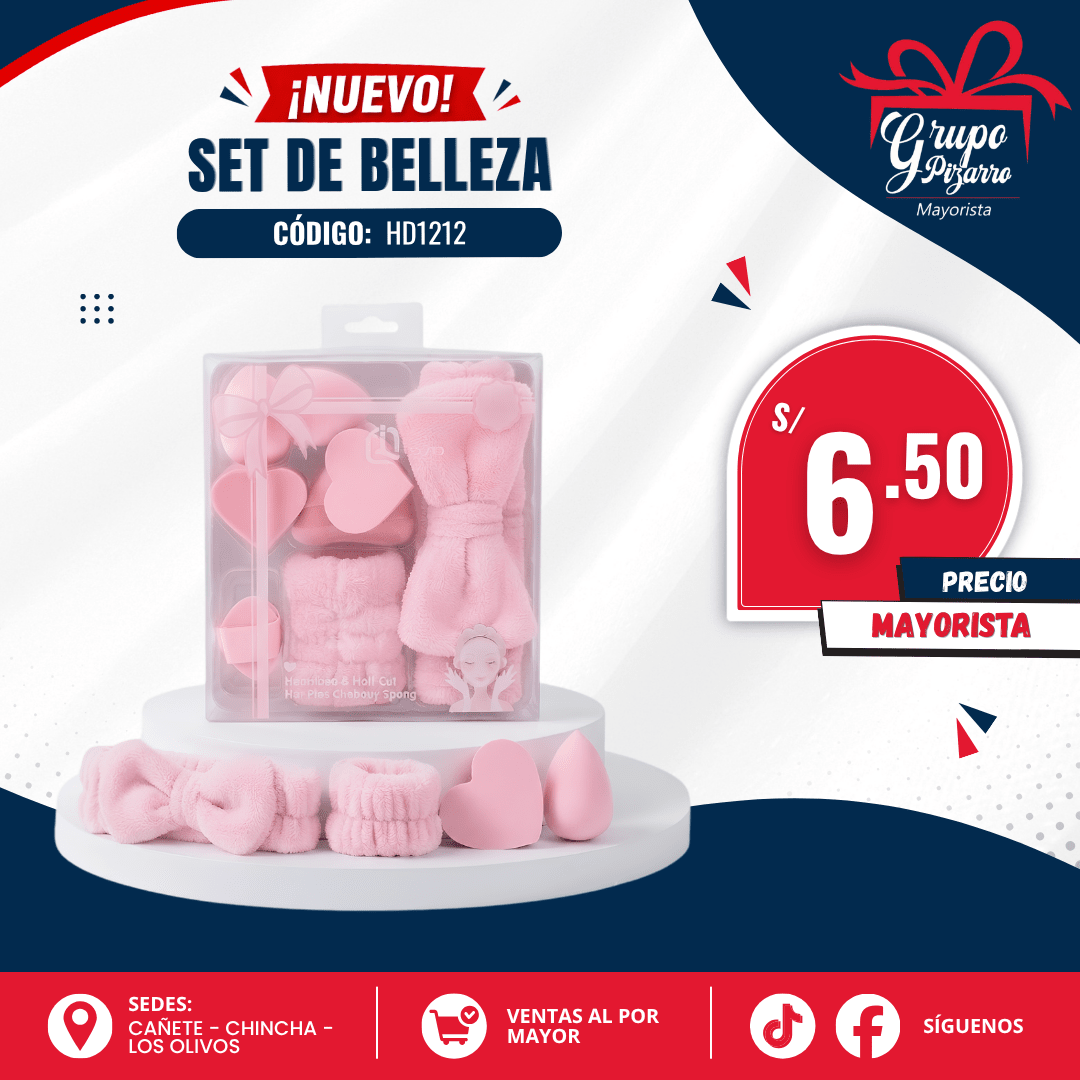 SET ESPONJA MAQUILLAJE HD12123