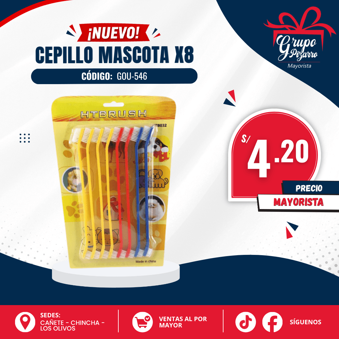 CEPILLO MASCOTA X81