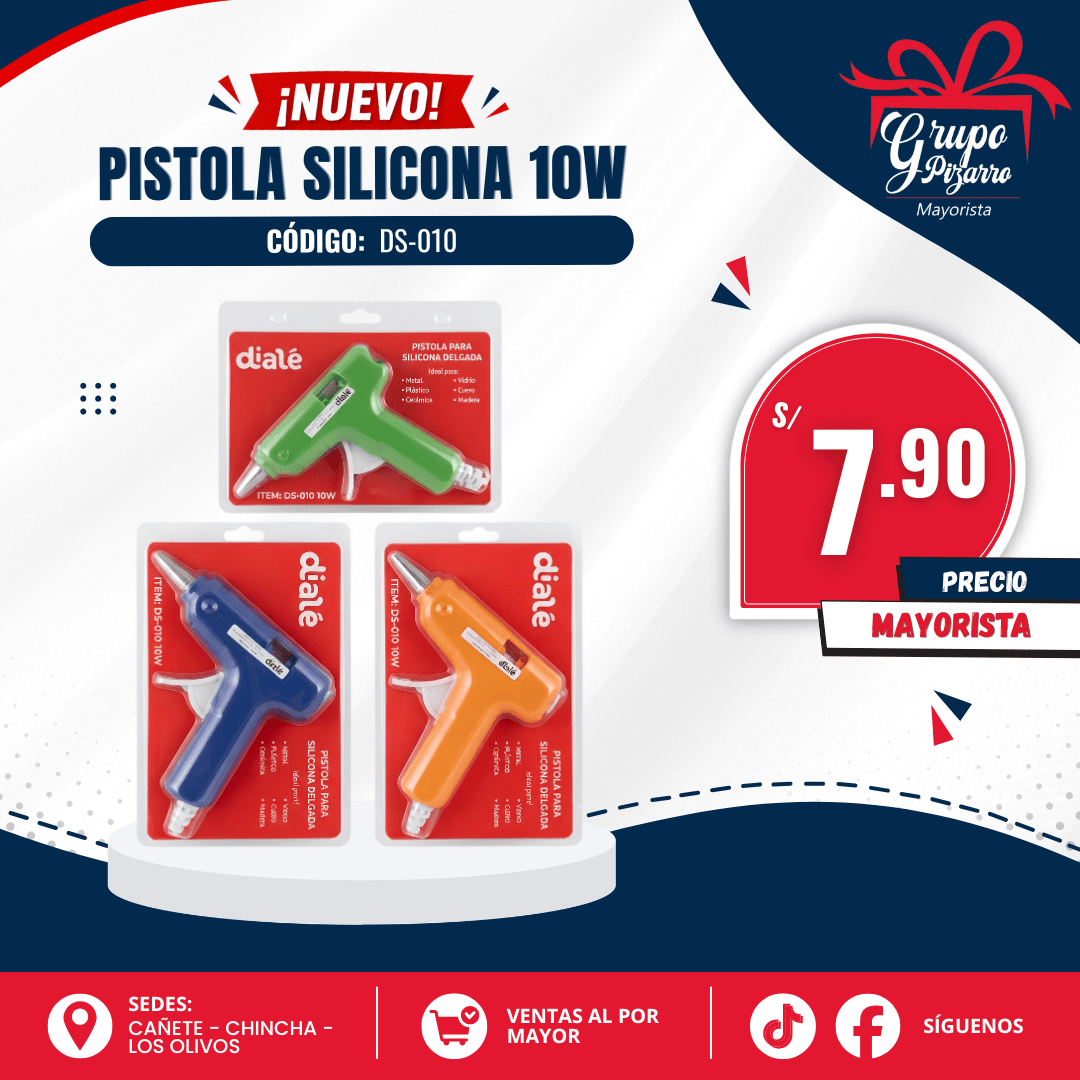PISTOLA SILICONA DS0101