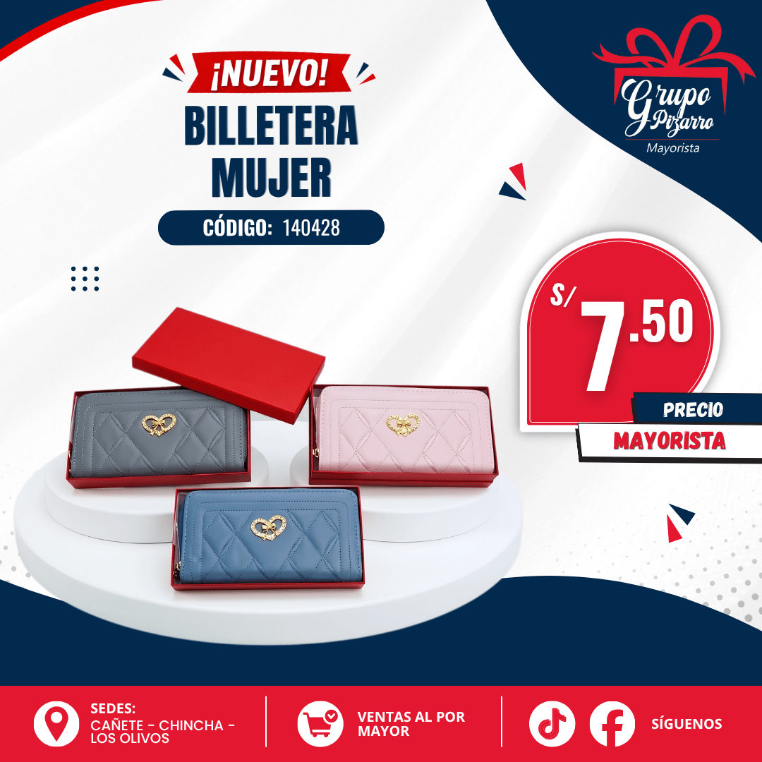 BILLETERA CORAZON 4281