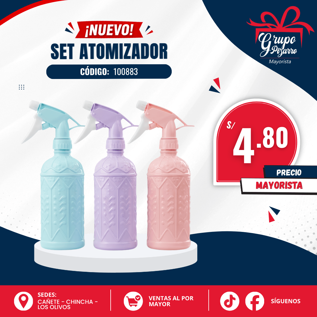 SET DE BOTELLA  ATOMIZADOR X31
