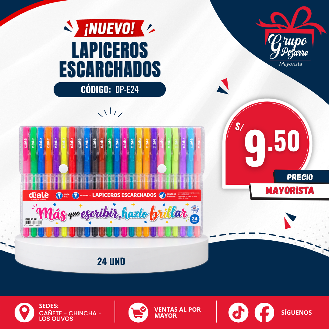 LAPICERO ESCARCHADO X24 DIALE1