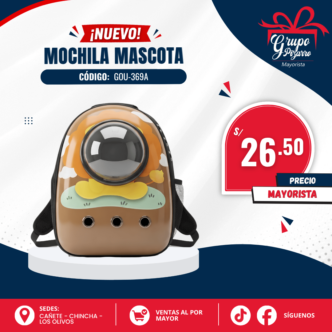 MOCHILA MASCOTA1