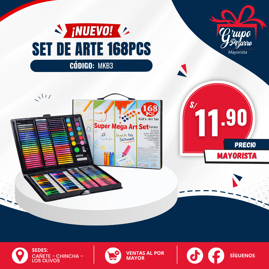 SET DE ARTE 168PCS1